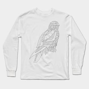 the aztec peregrine falcon boho ecopop Long Sleeve T-Shirt